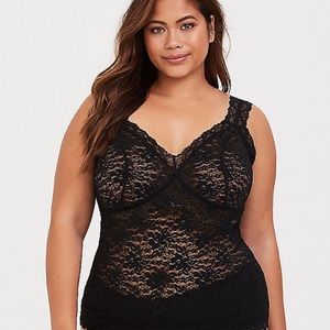 Torrid Black Lace Bralette